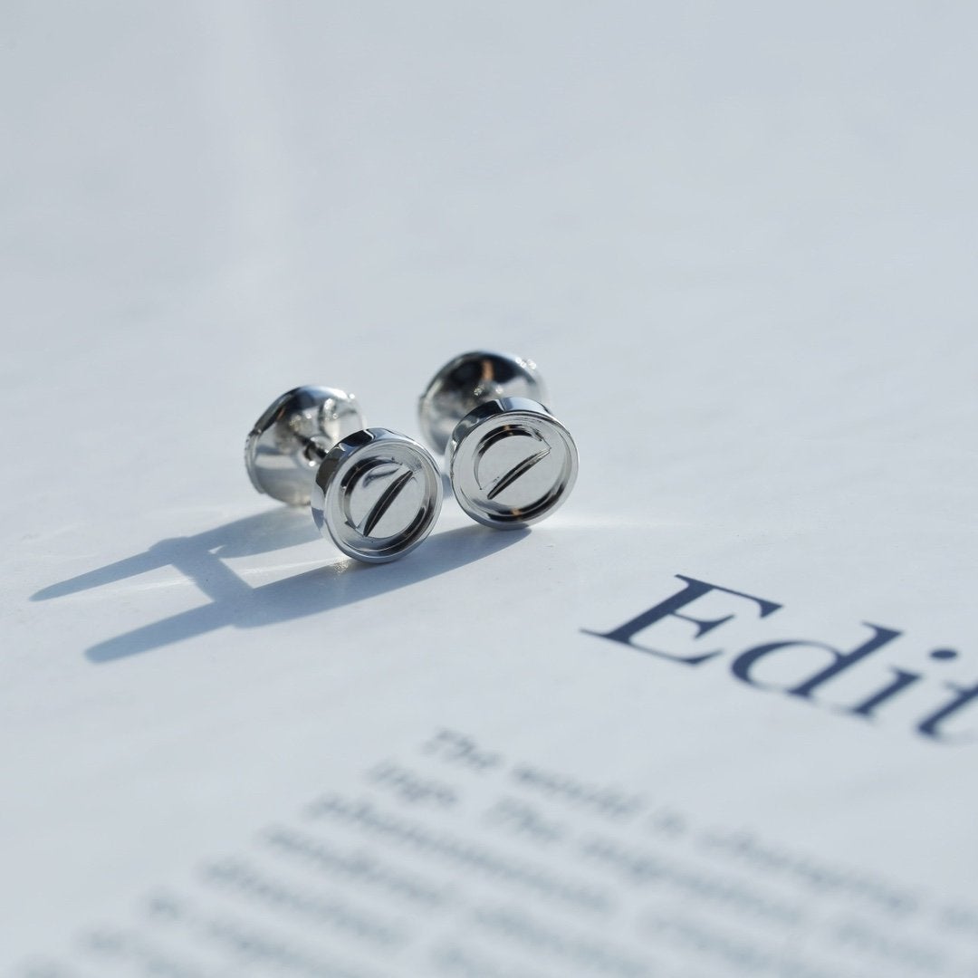 [ゲイル]ラブイヤリング シルバー 10mm