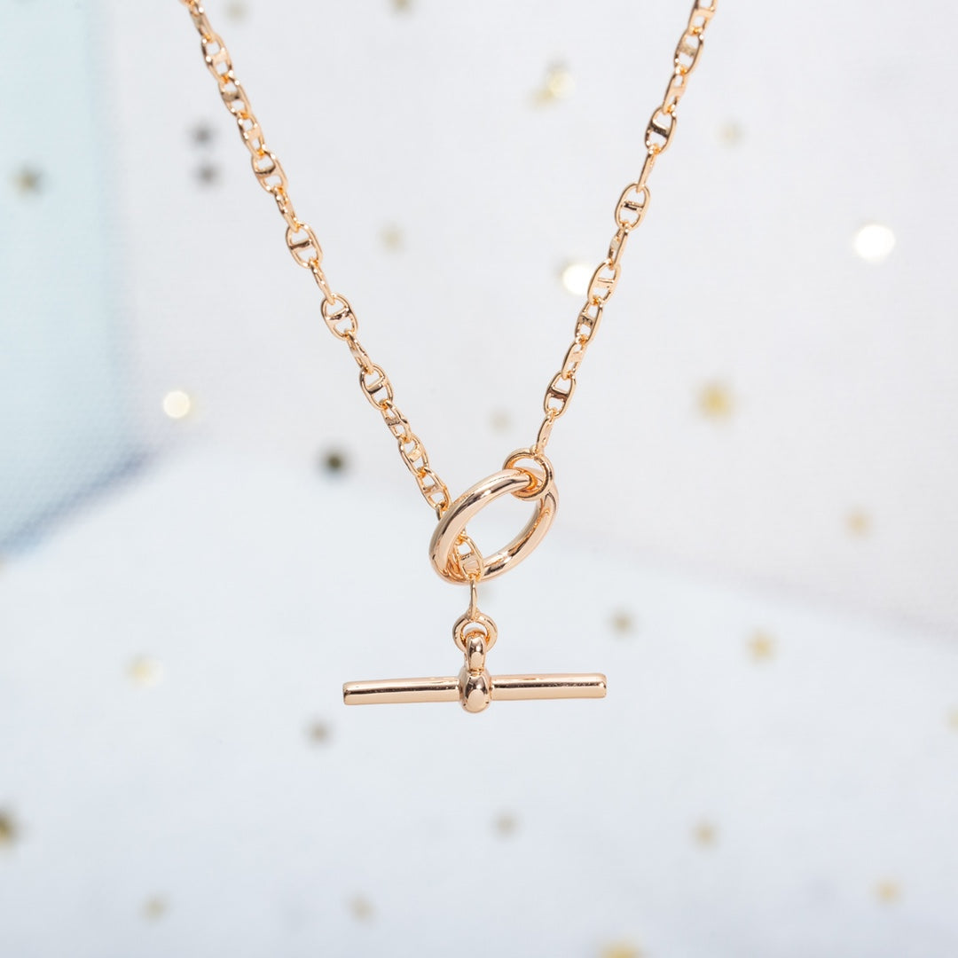 [GALE]ECHAPPEE-HALSKETTE ROSA GOLD