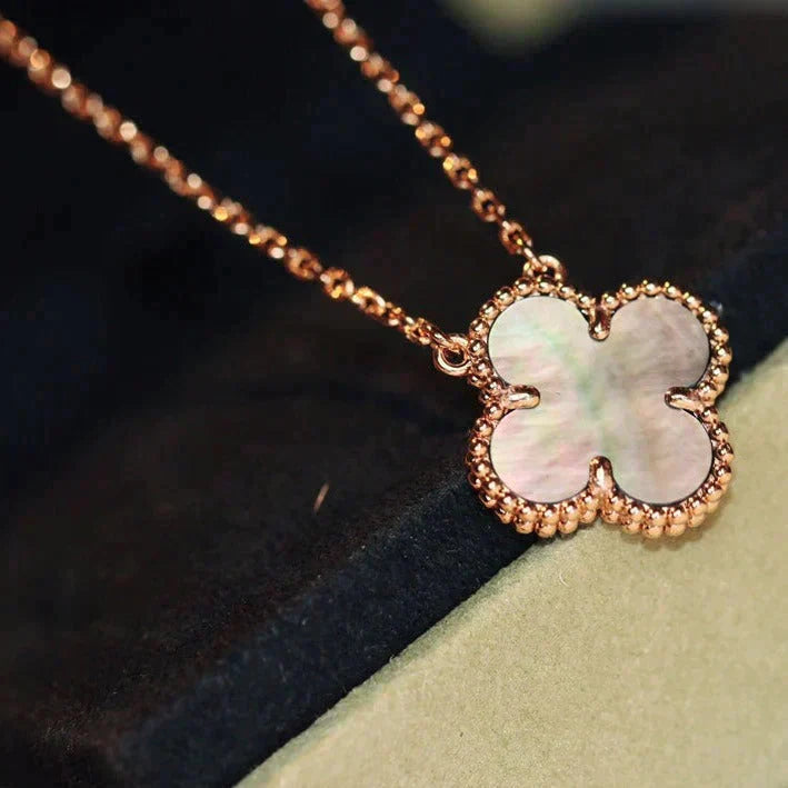 [GALE]CLOVER 15MM GRAUE PERLMUTT-KETTE