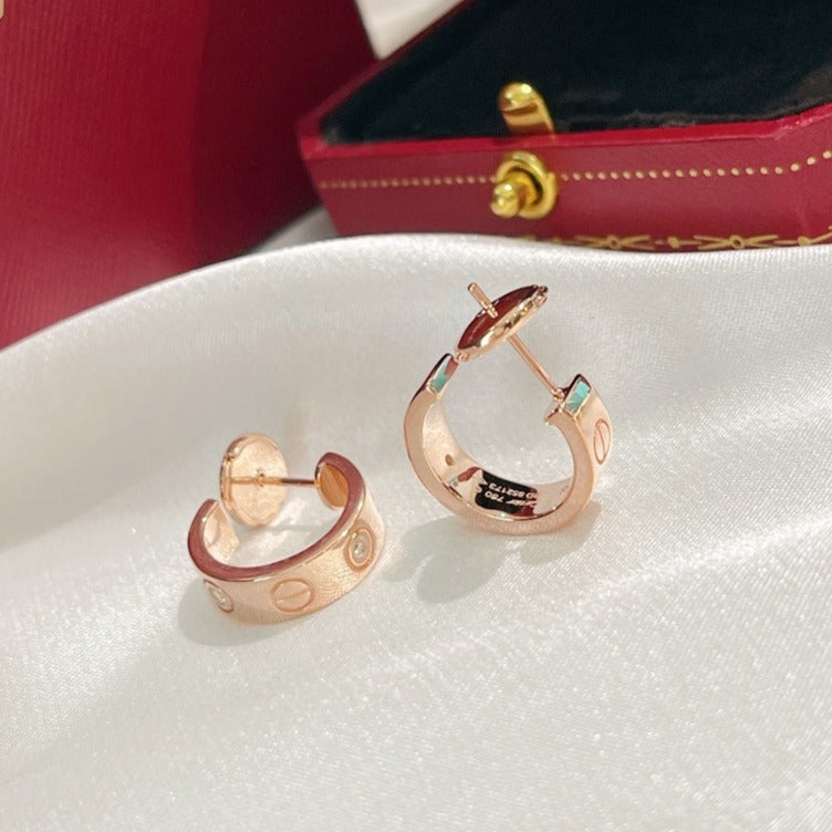 [GALE] LOVE OHRRINGE 5,7 MM 2 DIAMANTEN