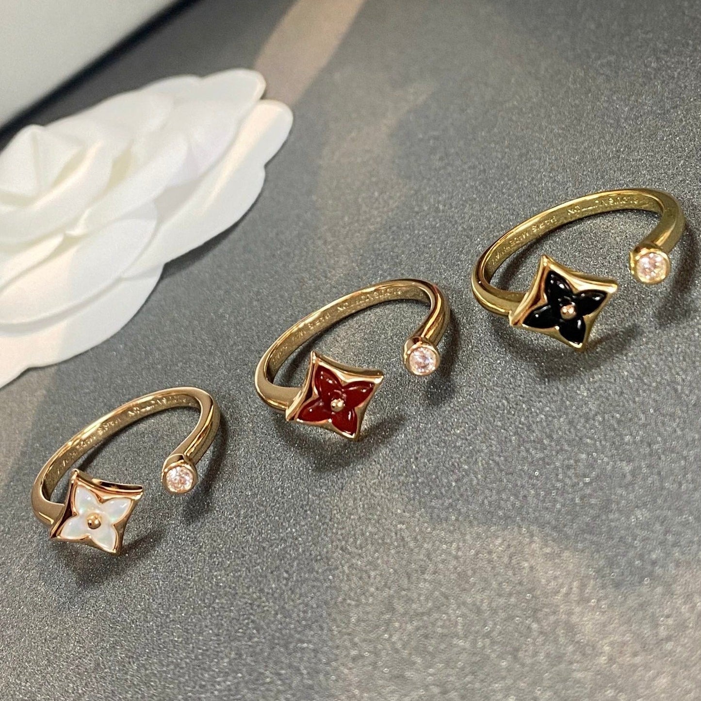 [GALE]STAR 1 DIAMANT OFFENER RING