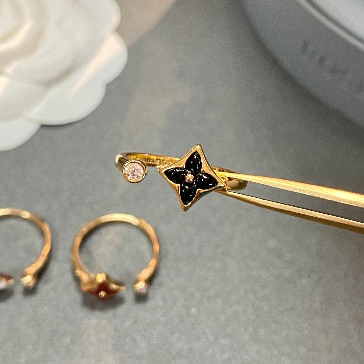 [GALE]STAR 1 DIAMANT OFFENER RING