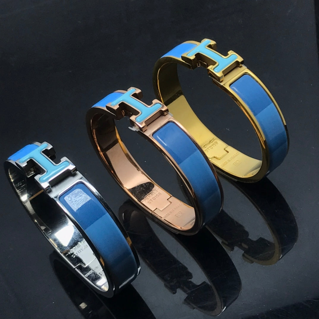[GALE]H ARMBAND BLAUER REGENBOGEN KERAMIK