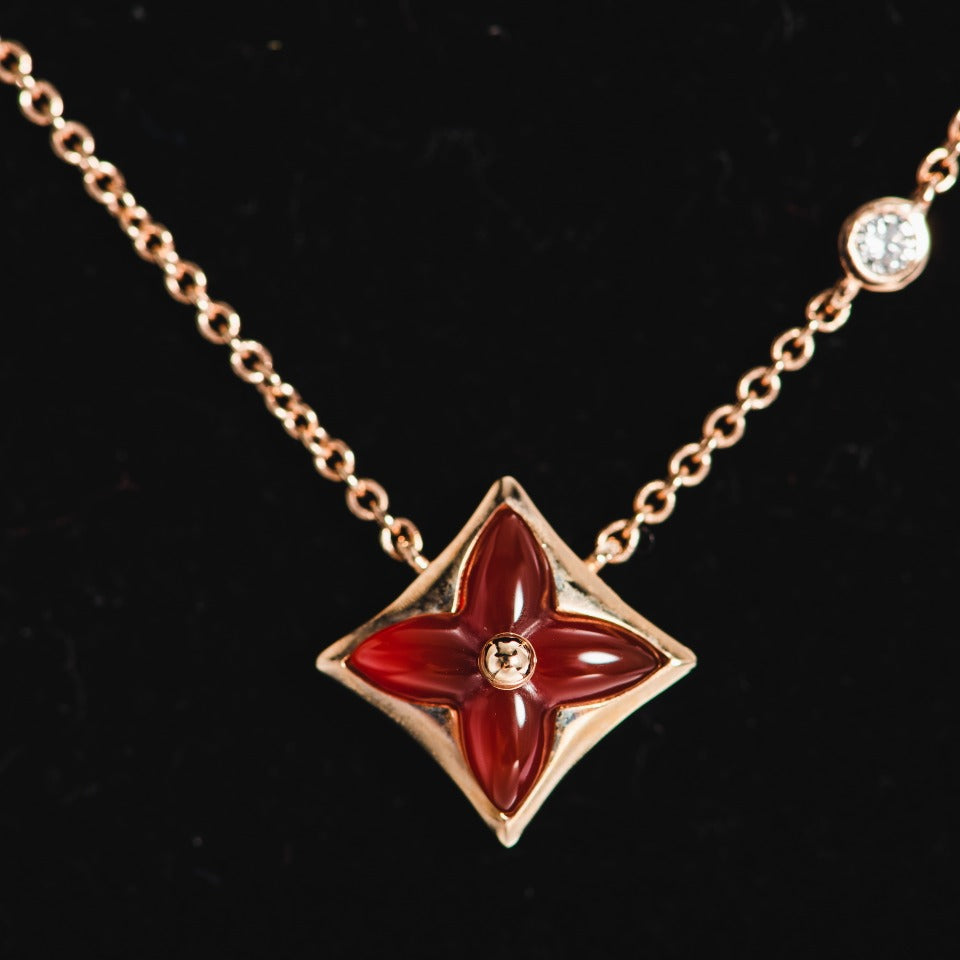 [GALE]STERN-KETTE ROSA GOLD 1 DIAMANT