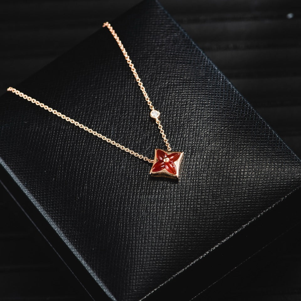 [GALE]STERN-KETTE ROSA GOLD 1 DIAMANT