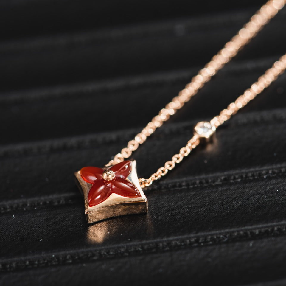 [GALE]STERN-KETTE ROSA GOLD 1 DIAMANT
