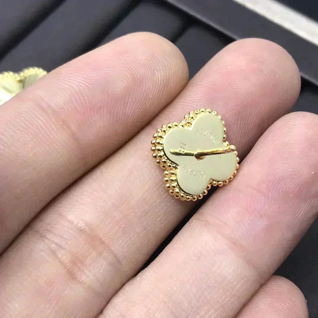 [GALE]クローバー ミニ 9.5mm レーザーピアス