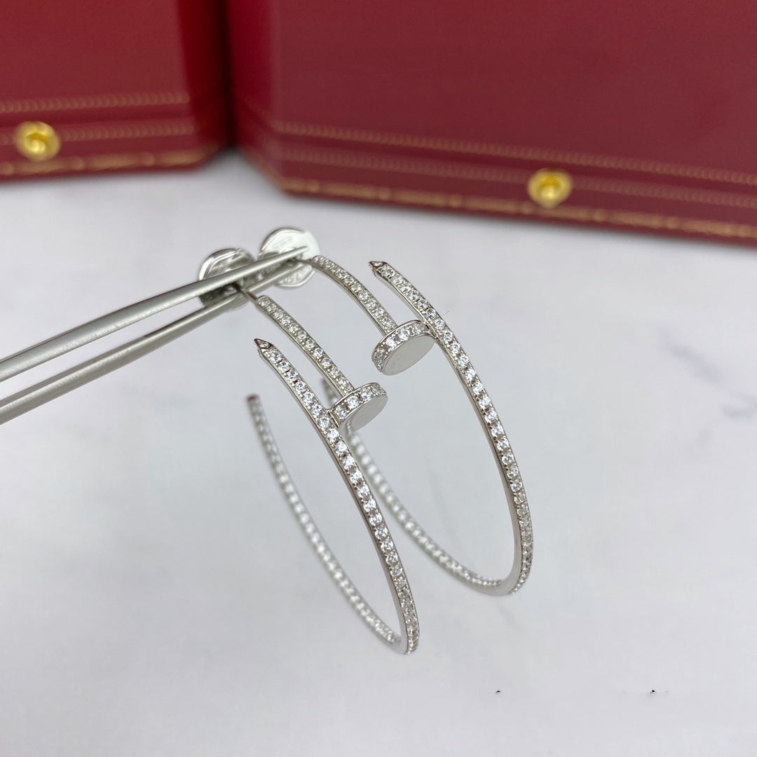 [GALE] JUSTE OHRRINGE VOLLDIAMANTEN 1,8 MM