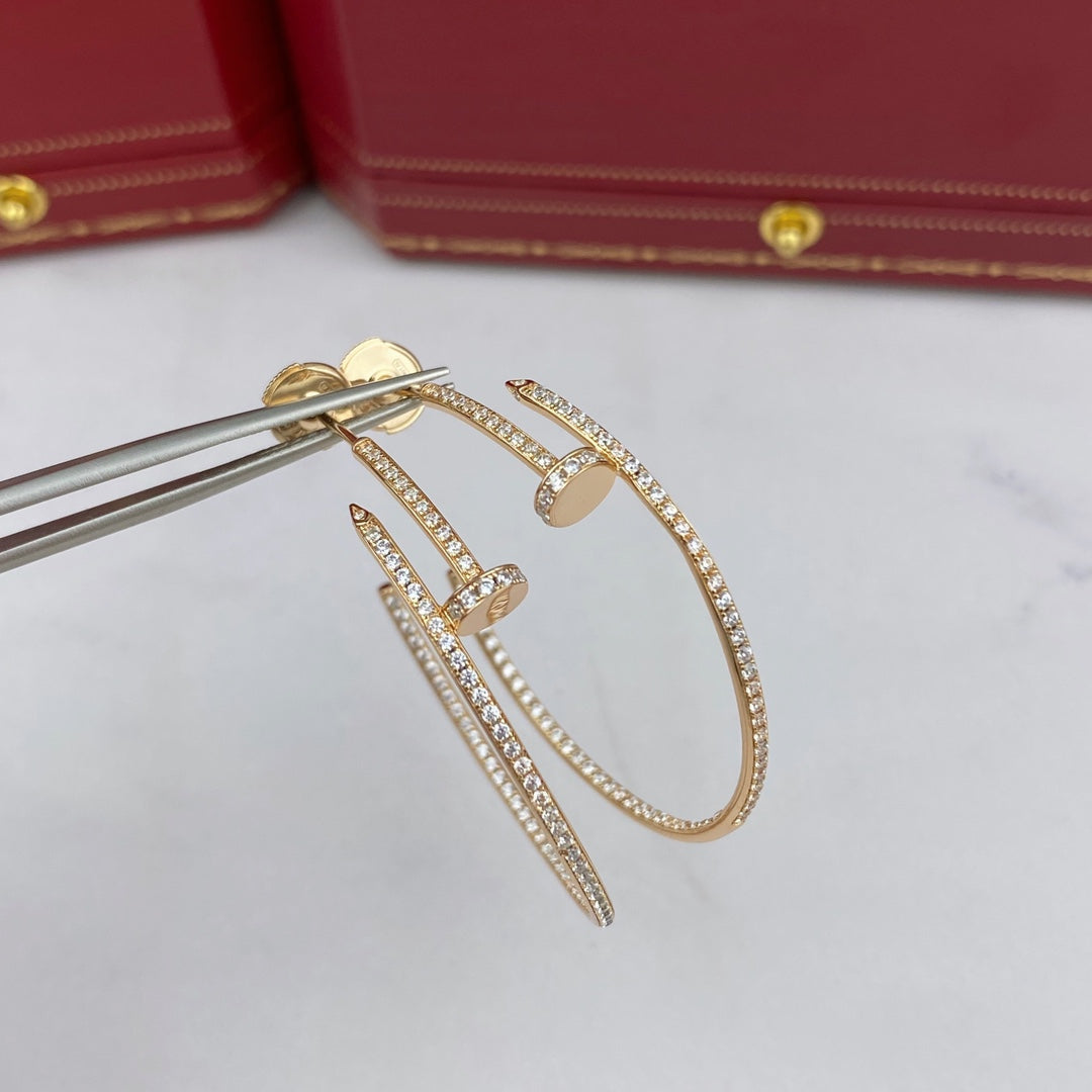 [GALE] JUSTE OHRRINGE VOLLDIAMANTEN 1,8 MM