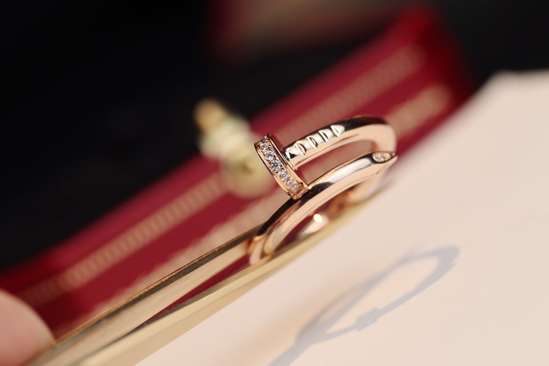 [GALE]JUSTE RING 2,65 MM ROSA GOLD DIAMANT