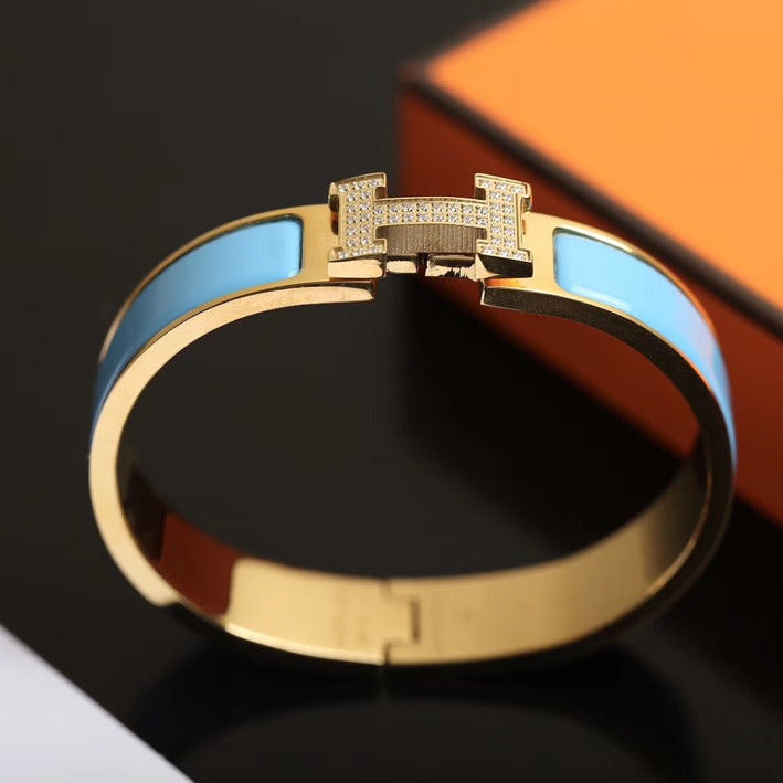 [GALE]H CLOUD BLUE ARMBAND GOLD DIAMANT