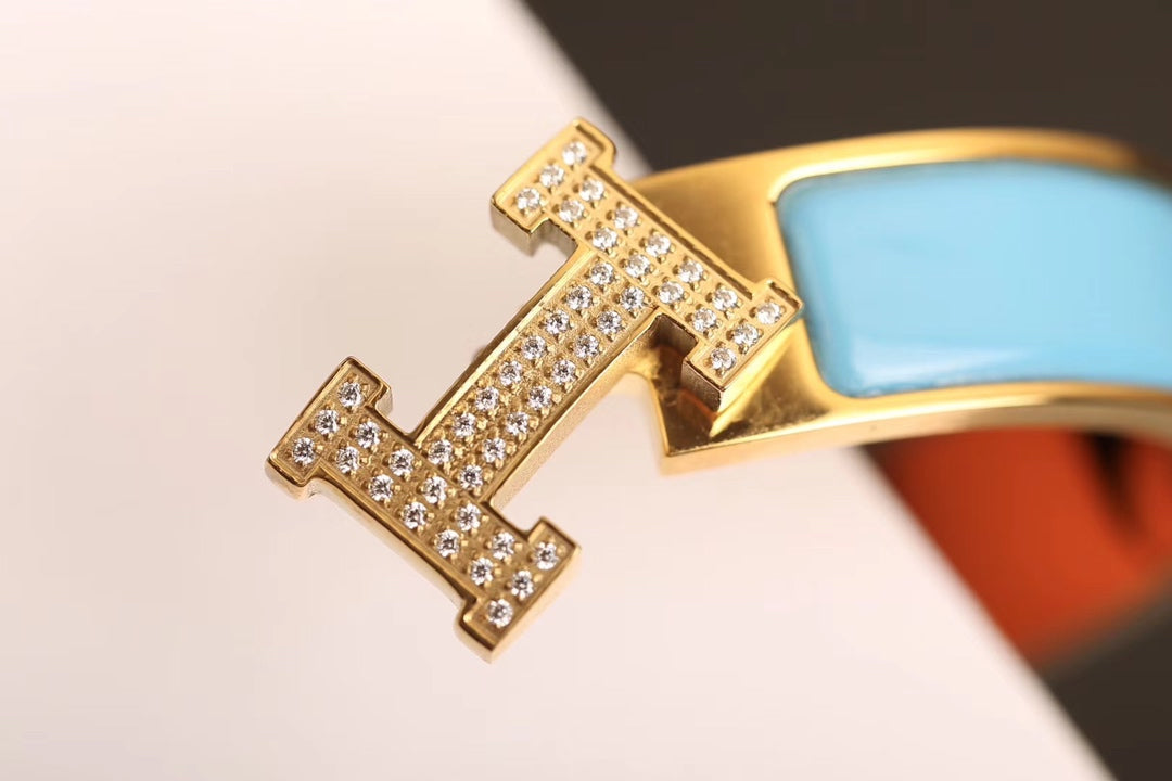 [GALE]H CLOUD BLUE ARMBAND GOLD DIAMANT