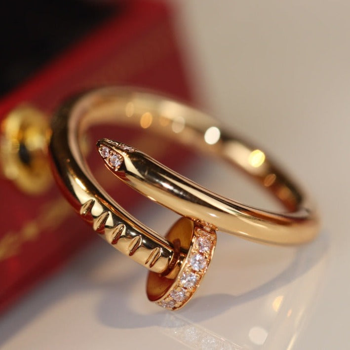 [GALE]JUSTE RING 2,65MM GOLD DIAMANT