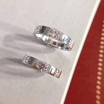 [GALE] Liebesring 3,6 mm 1 großer Diamant
