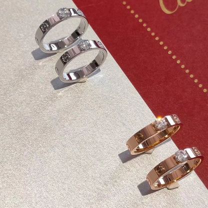 [GALE] Liebesring 3,6 mm 1 großer Diamant