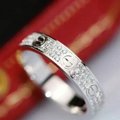 [GALE] Liebesring, 3,6 mm Diamantbesatz