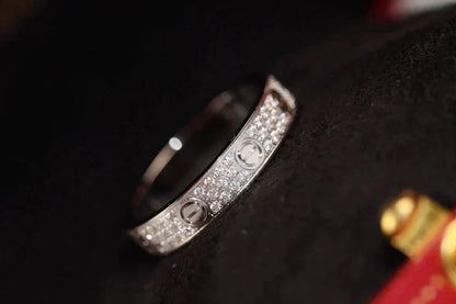 [GALE] Liebesring, 3,6 mm Diamantbesatz