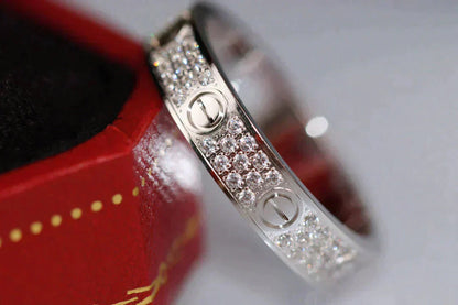 [GALE] Liebesring, 3,6 mm Diamantbesatz