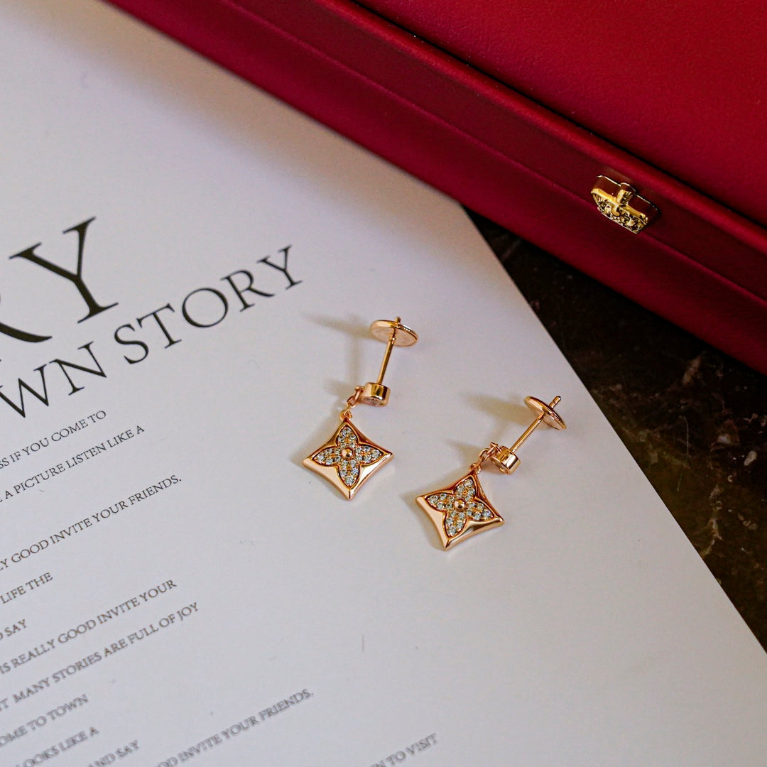 [GALE]STAR DIAMONDS EARRINGS GOLD