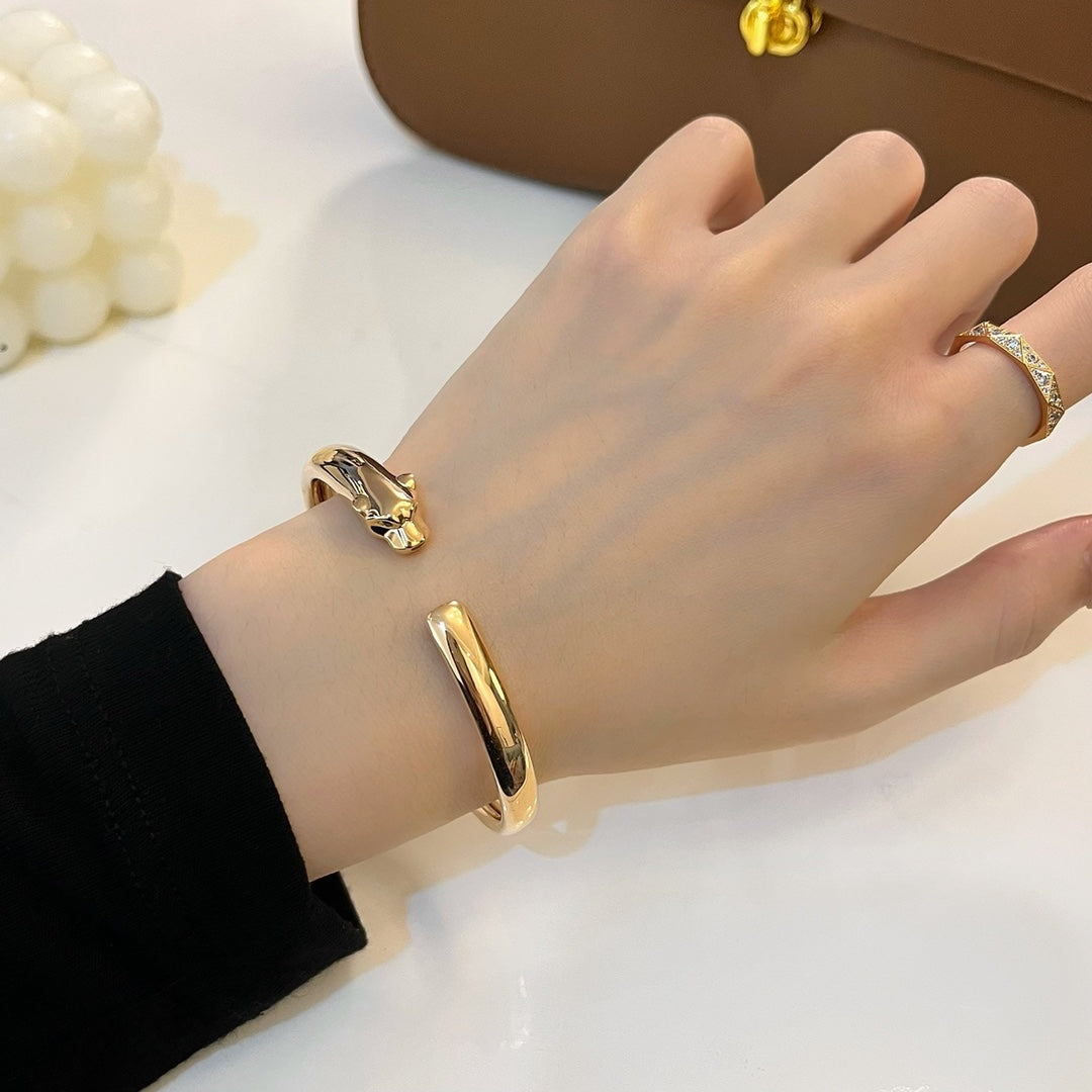 [GALE] PANTHERE GOLD OFFENES ARMBAND