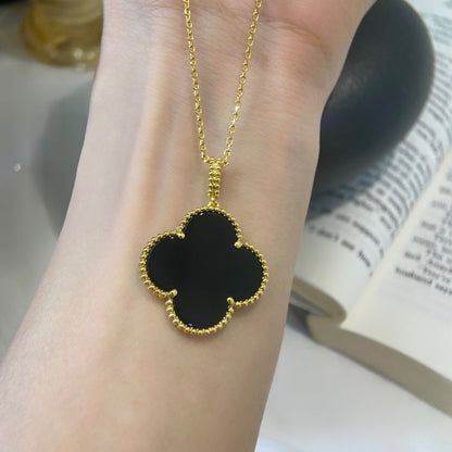 [GALE]CLOVER 25MM KETTE GOLD ONYX