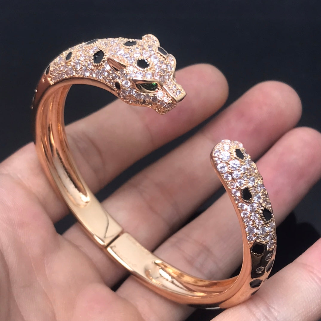 [GALE] PANTHERE GROSSES ARMBAND DIAMANTEN