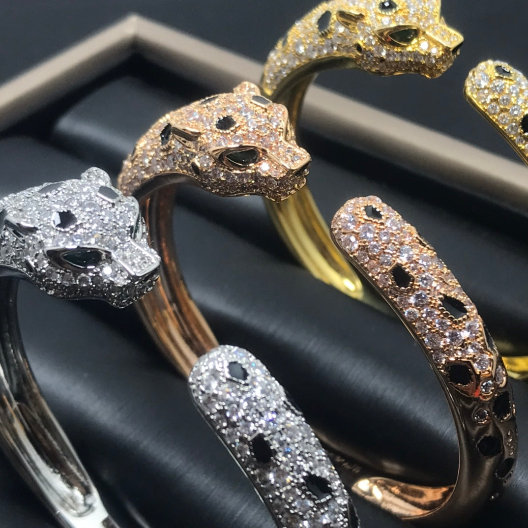 [GALE] PANTHERE GROSSES ARMBAND DIAMANTEN