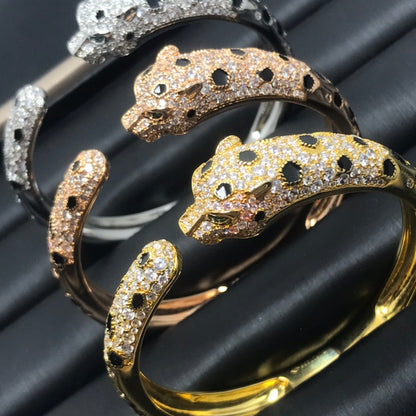 [GALE] PANTHERE GROSSES ARMBAND DIAMANTEN