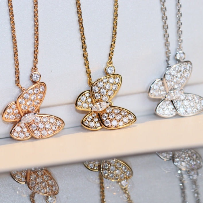 [GALE]Schmetterlings-Diamantkette