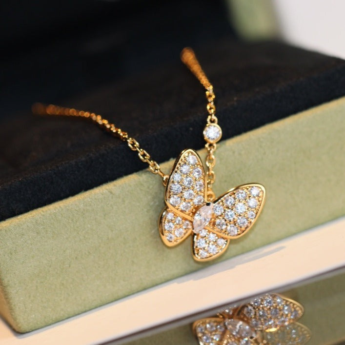 [GALE]Schmetterlings-Diamantkette