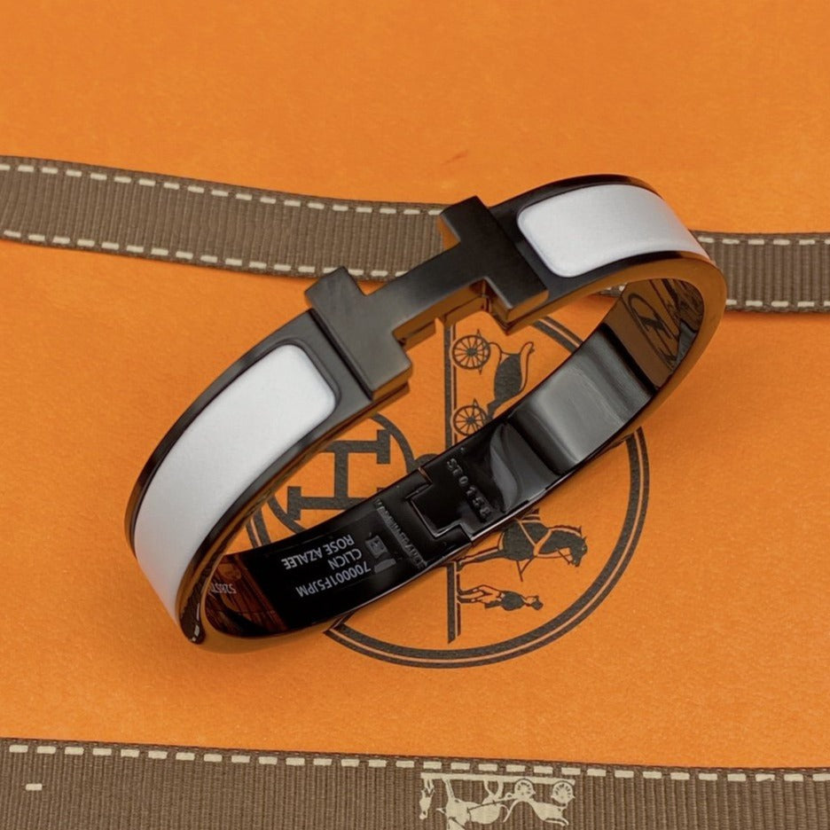 [GALE]H Armband 12 mm Schwarz-Weiß Keramik