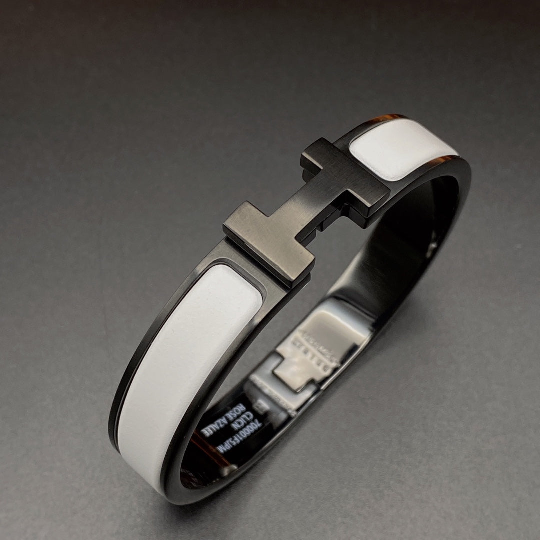 [GALE]H Armband 12 mm Schwarz-Weiß Keramik