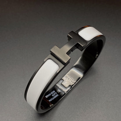 [GALE]H Armband 12 mm Schwarz-Weiß Keramik