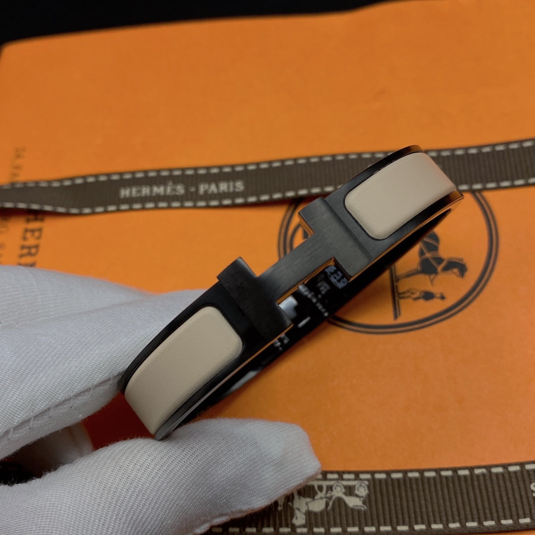 [GALE]H ARMBAND 12MM SCHWARZ BEIGE KERAMIK