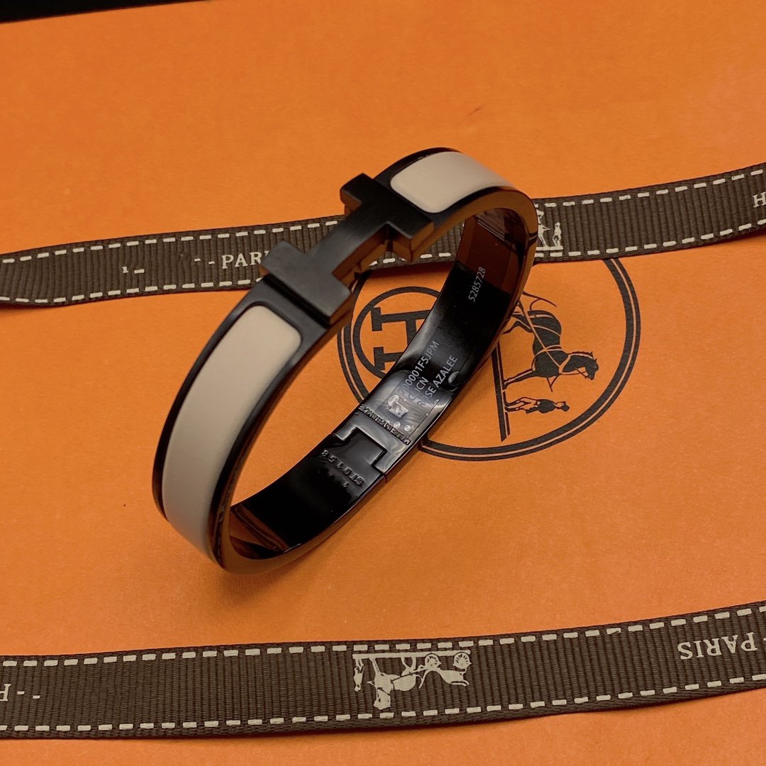 [GALE]H ARMBAND 12MM SCHWARZ BEIGE KERAMIK