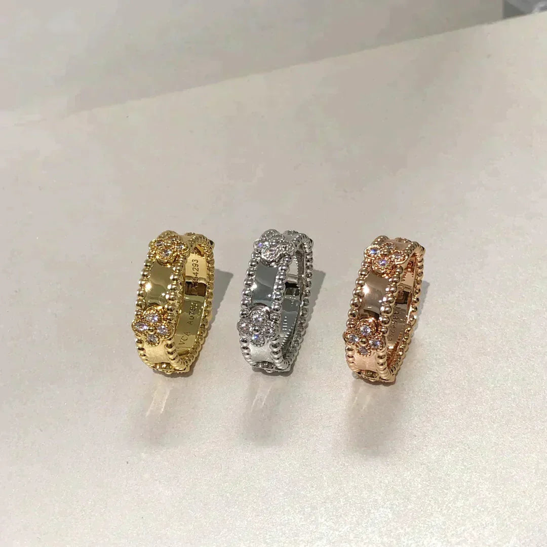[ゲイル]パーリー ダイヤモンド リング