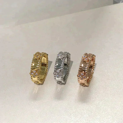[ゲイル]パーリー ダイヤモンド リング