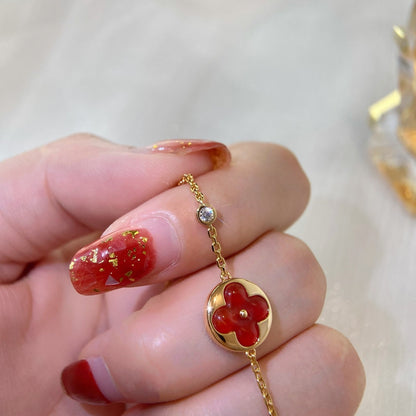 [GALE]SUN PEDANT CARNELIAN BRACELET