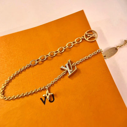 [GALE]LOGO STAR MOTIF GOLD BRACELET