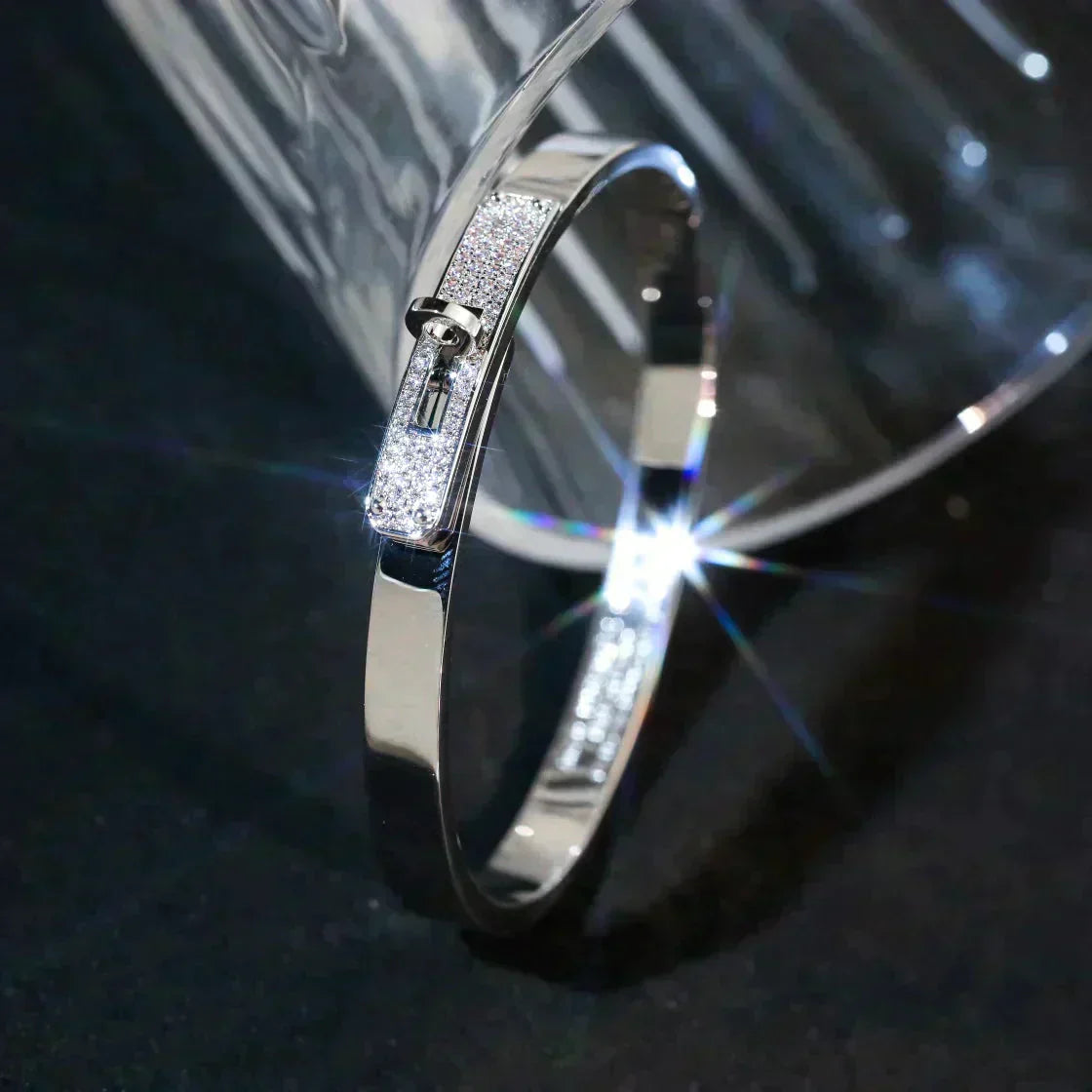 [GALE]KELLY SILBER-DIAMANT-ARMBAND