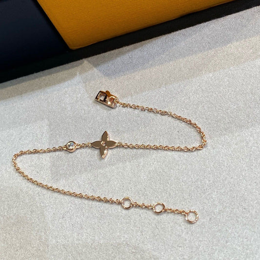 [GALE]STAR DIAMOND PINK GOLD BRACELET