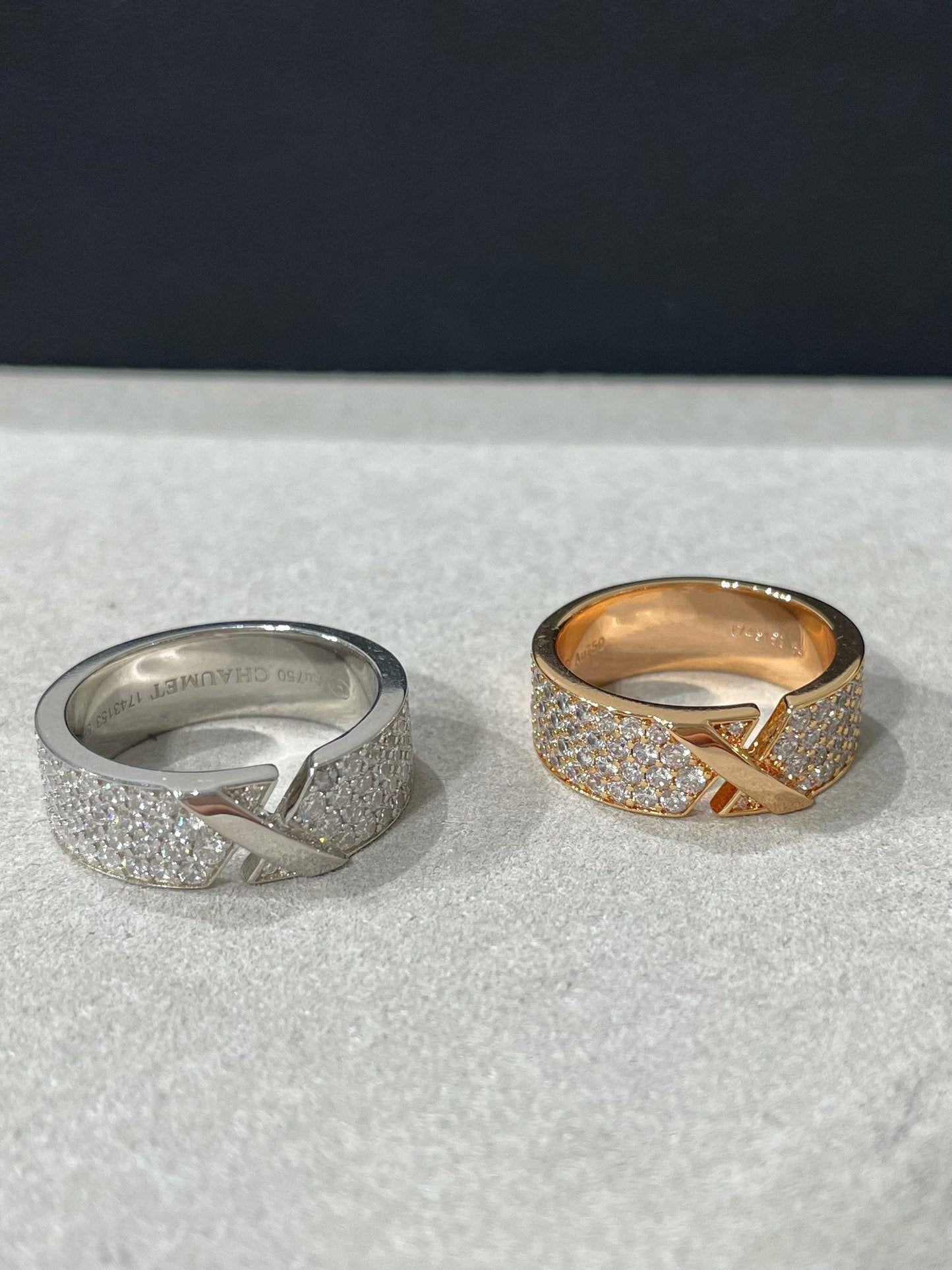 [GALE]LIENS EVIDENCE DIAMOND PAVED RING
