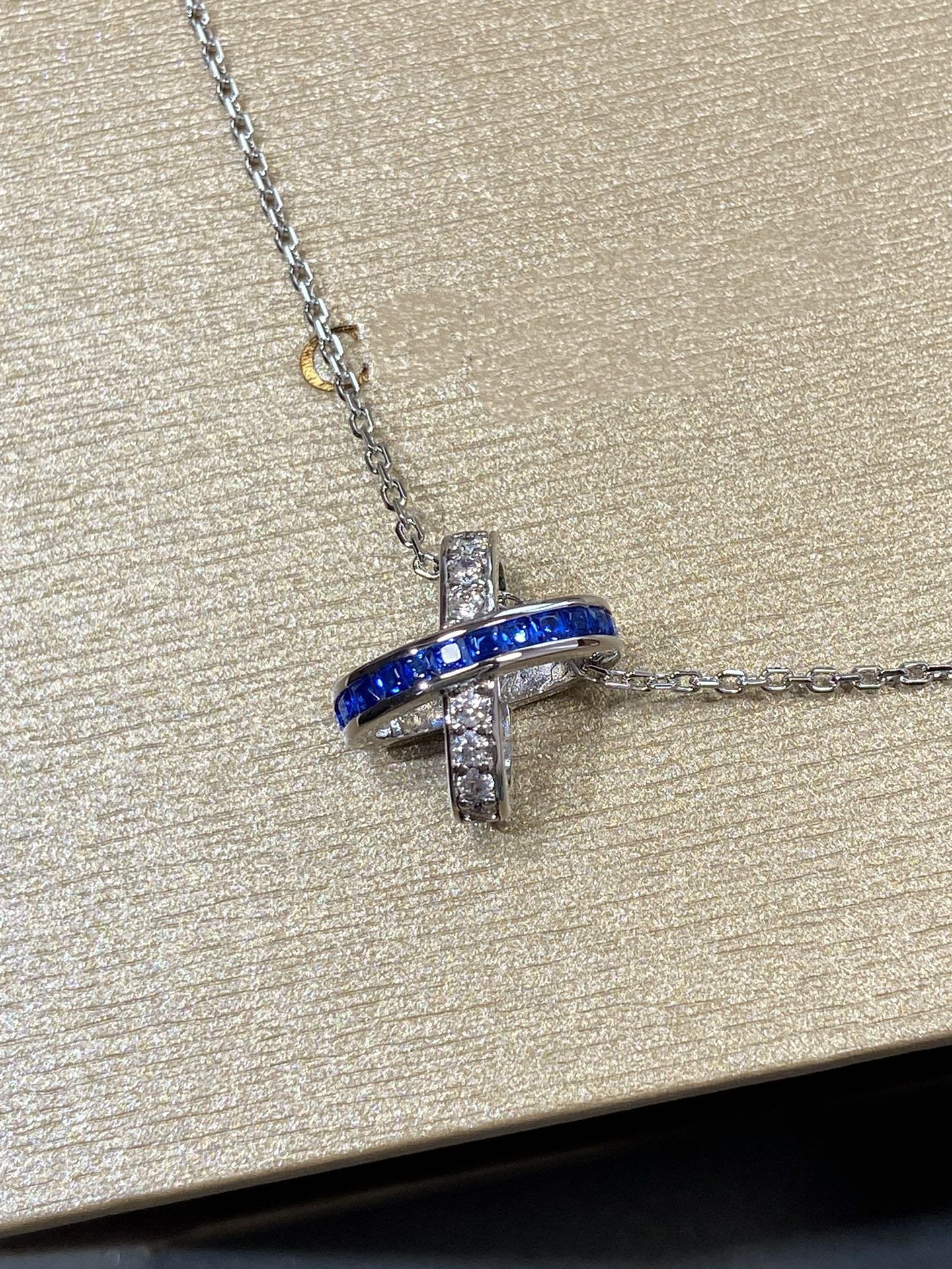 [GALE]リアン ダイヤモンド シルバーネックレス