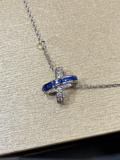 [GALE]リアン ダイヤモンド シルバーネックレス