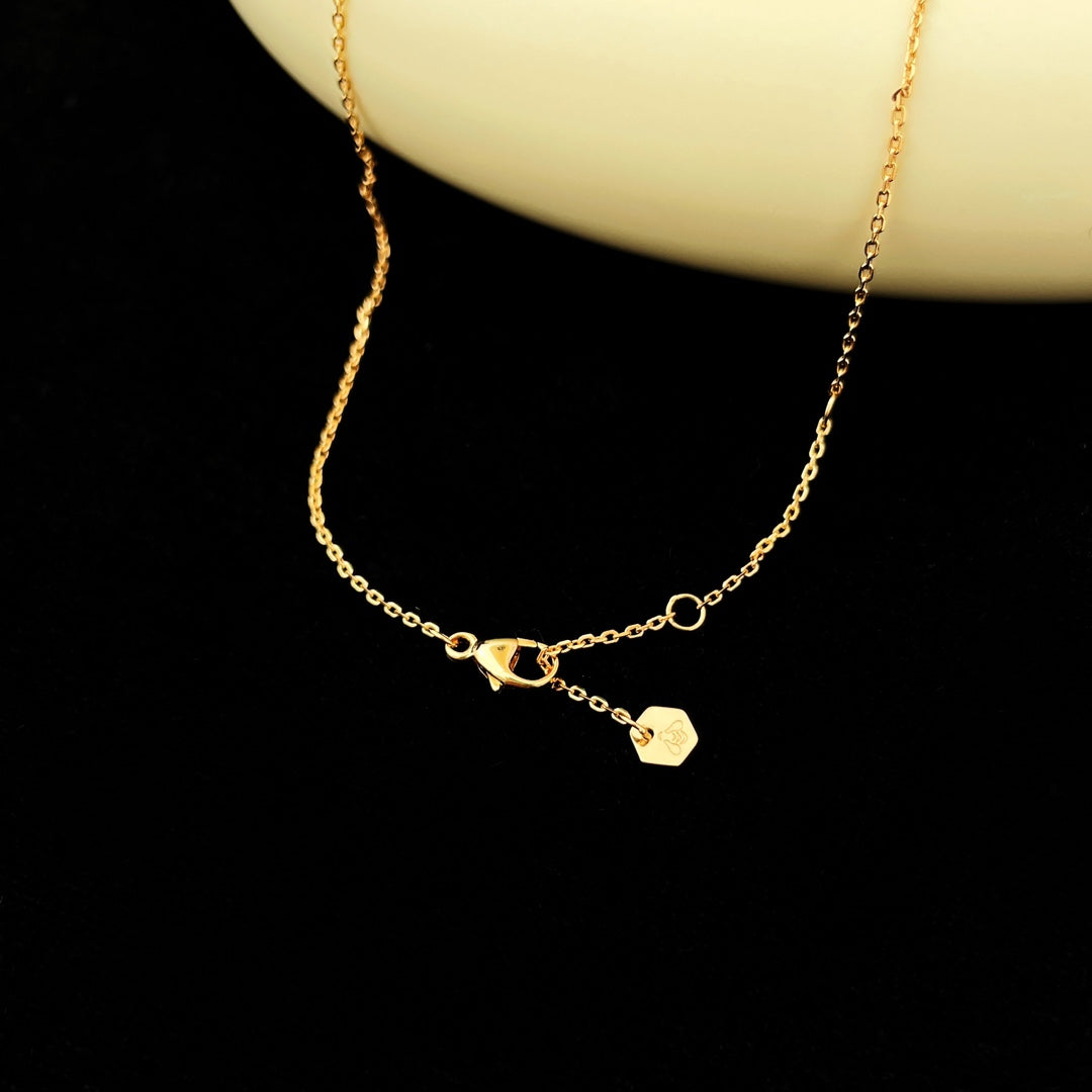 [GALE]BEE ミニペンダント ダイヤモンドネックレス