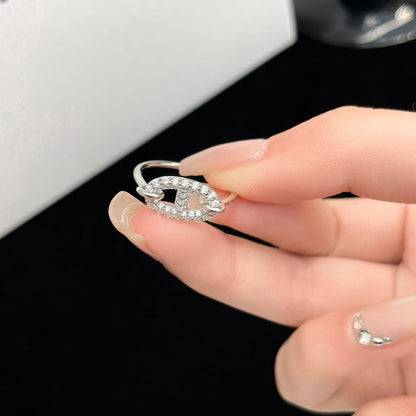 [GALE]RONDE KLEINER SILBER-DIAMANTRING