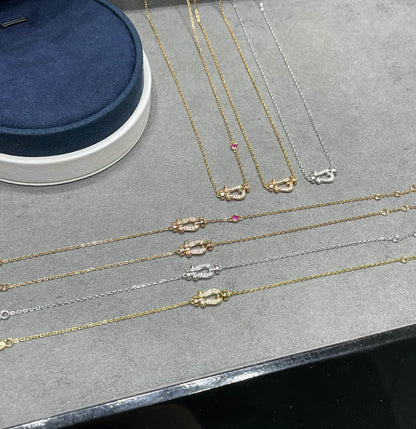 [GALE]FORCE 10 DIAMANTEN ROSÉGOLD-KETTE