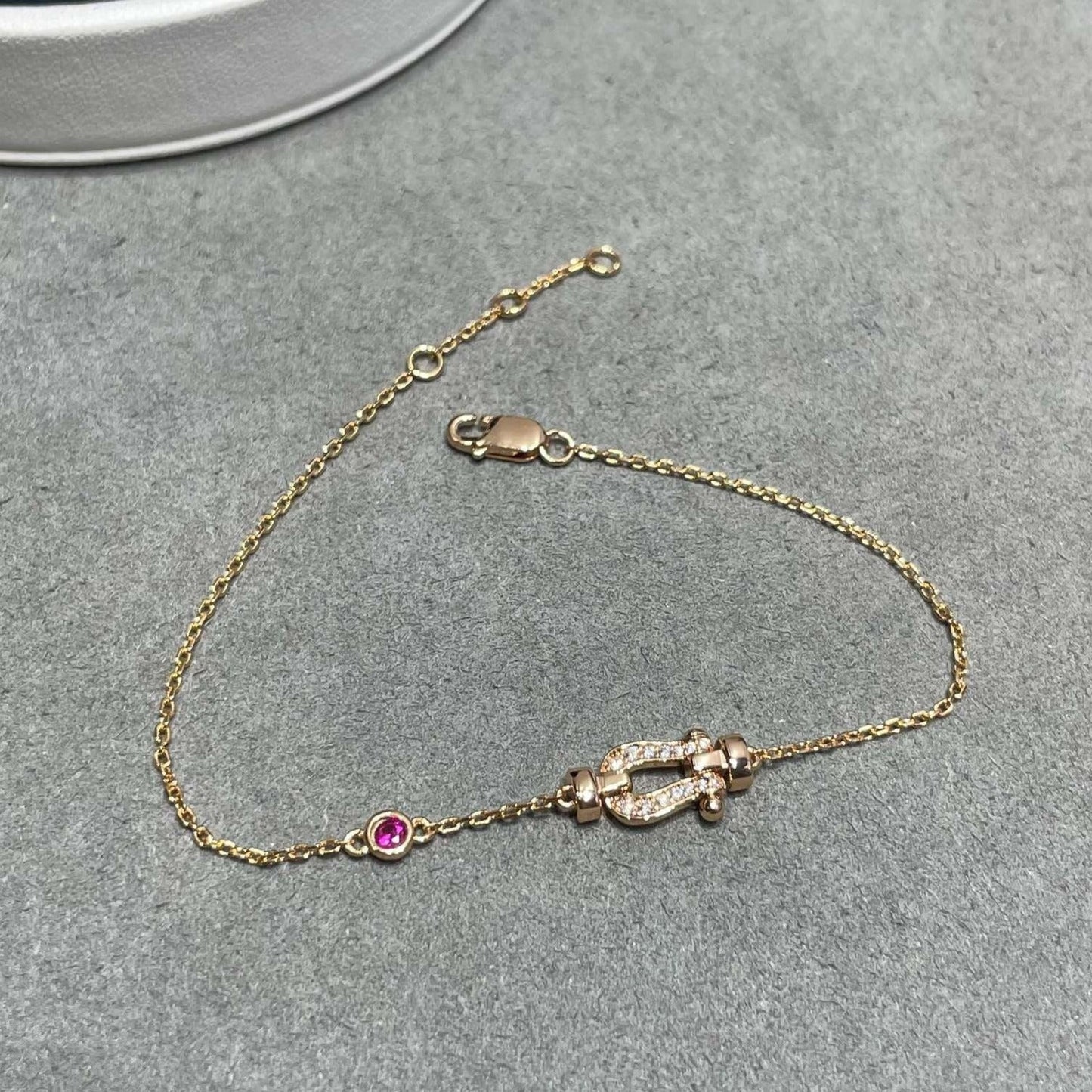 [GALE]FORCE 10 DIAMANT-KETTENARMBAND IN ROSA GOLD