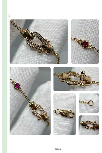 [GALE]FORCE 10 DIAMANT-KETTENARMBAND IN ROSA GOLD