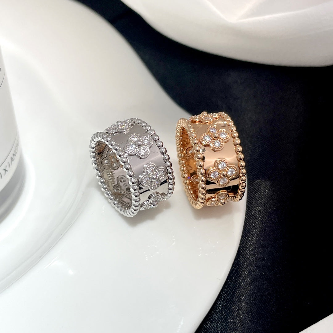 [GALE]PERLEE DIAMANT GROSSER RING 